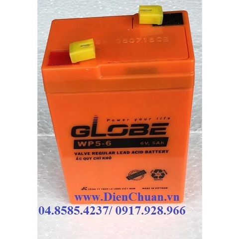 Ắc quy Globe 6V 5AH WP5-6