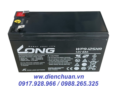 Ắc quy Long 12V 9AH WP9-12SHR