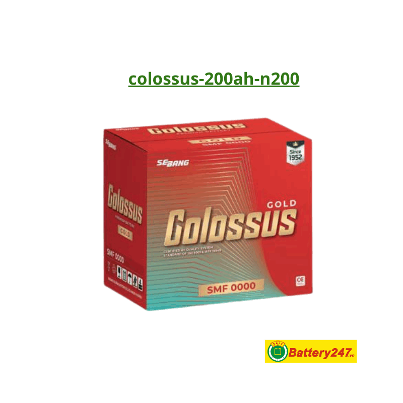 Ắc quy Colossus 200AH N200