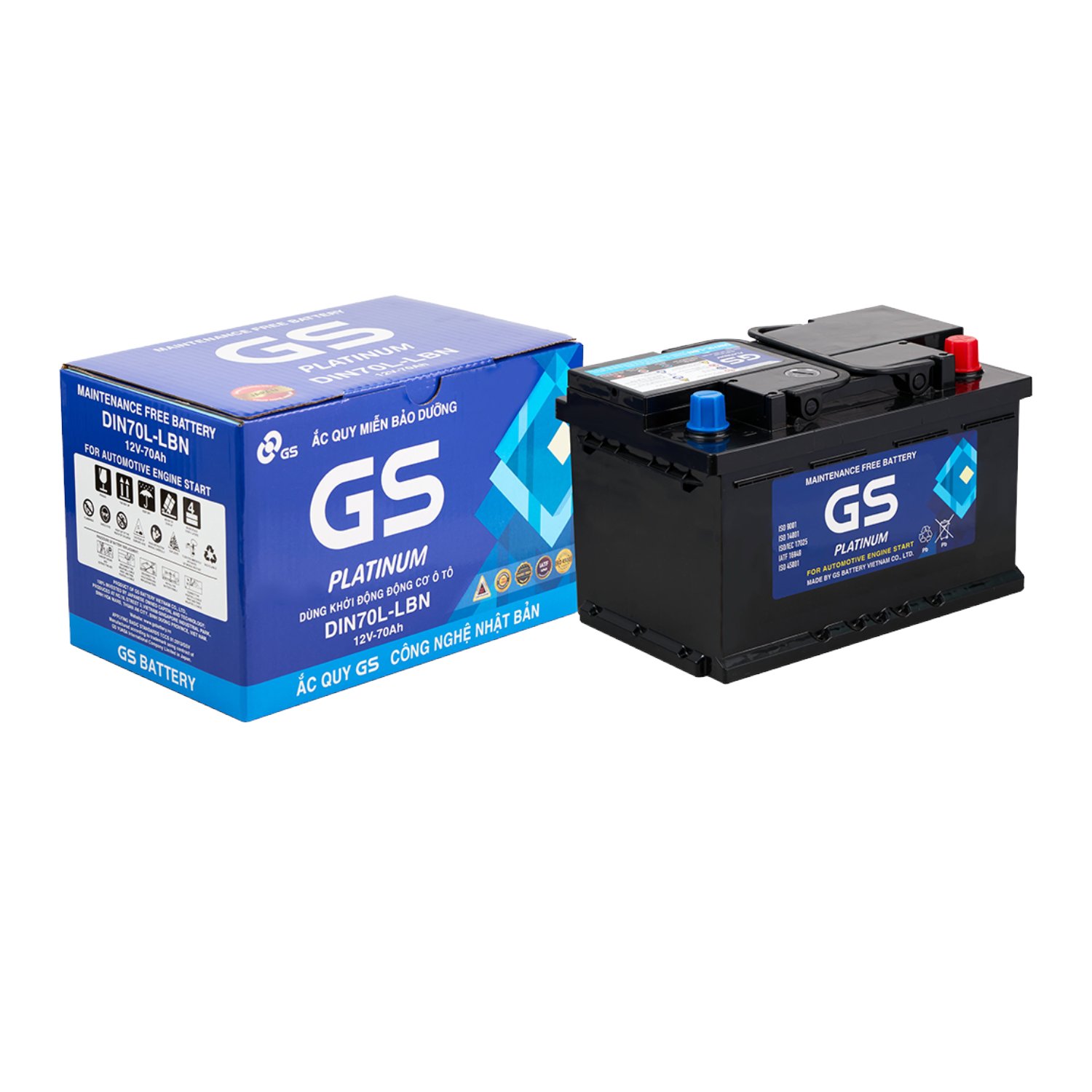 GS 70AH DIN70L-LBN