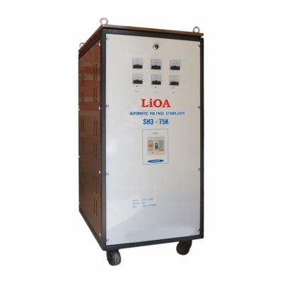 Ổn áp 3P khô SH3 LiOA SH3-75K 75kVA (Trắng)