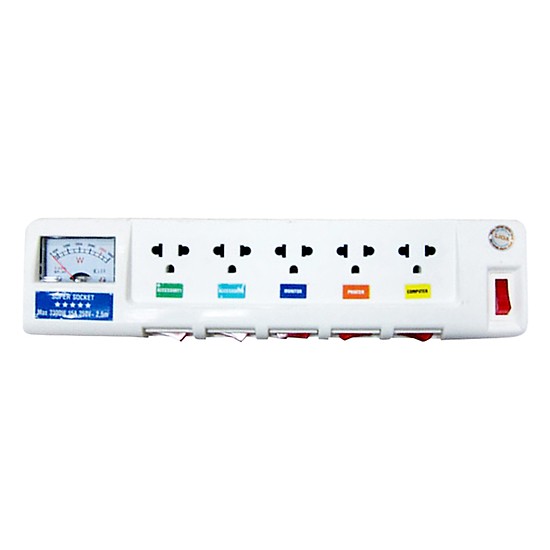 Ổ cắm điện Lioa 5OFSSA2.5-3 (Trắng)