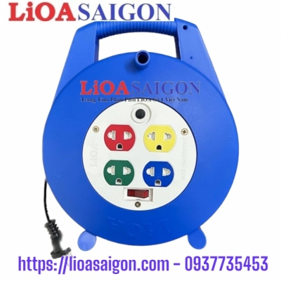 Ổ cắm quay tay kiểu xách tay LIOA XTD-10-2-15A