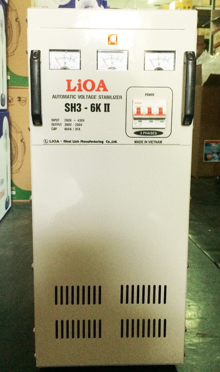 ổn áp lioa 3 pha 6kva
