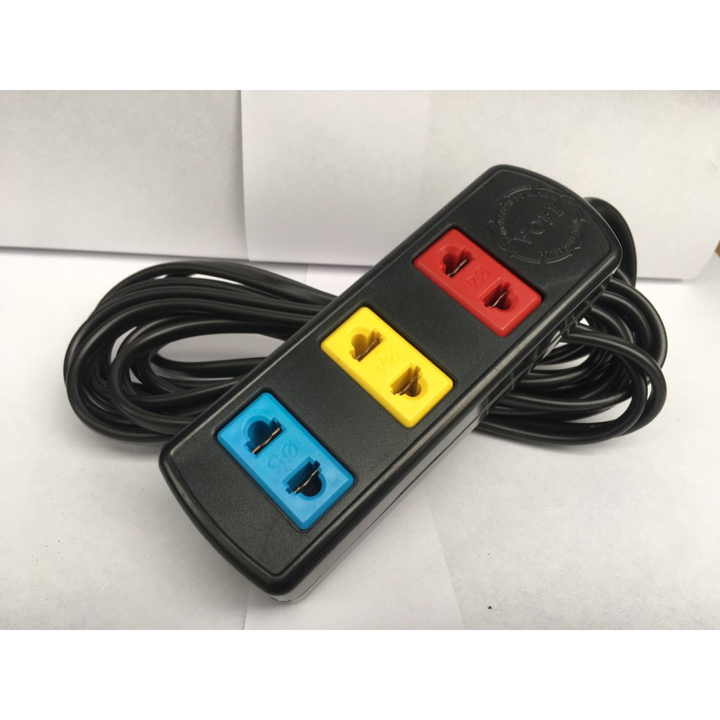 Ổ cắm LiOA 3 lỗ 5m - LiOA 3TC5-2 Ổ cắm LiOA 3 lỗ 5m - LiOA 3TC5-2